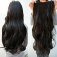 thumbnail image 2 of Natural Black Curly Hair Wig Womens Long Heat Resistant Wigs Gift< Hair C2S2, 2 of 9
