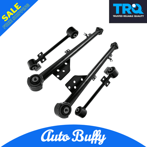 Trailing Control Arm Rear Upper & Lower Kit Set of 4 for Nissan Pathfinder QX4 Fits select: 1997-2003 INFINITI QX4
