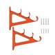 thumbnail image 2 of Estante de almacenamiento para cañas de pescar de 2 piezas, 3 capas, fácil instalación Naranja, 2 of 9