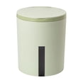 thumbnail image 3 of Viflosae Trash Can Garbage Bin Garbage Bin Countertop Wastebasket Push Button Multipurpose 15.7x12.5x13cm Small Recycle Bin for Bedside Tables Desktop, 3 of 9