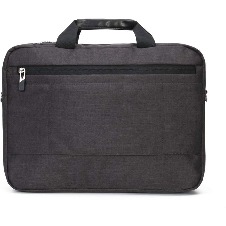 Omnpak Locking Briefcase 15.6 Inch Hippa Document Bag Laptop Bag With Combination Lock Water Resistant Messenger Shoulder Bag Notary Carrying Case for