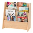 thumbnail image 3 of IRIS USA, Wide 4 Pocket Magazine Storage Rack, Light Brown, 3 of 6