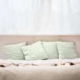 thumbnail image 7 of Ambesonne Green Throw Pillow Cover 4 Pack, Vintage Retro Polka Dots, 24", Pale Green and White, 7 of 7