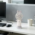 thumbnail image 4 of Bomd Cute Portable Handheld Mini Fans, USB Rechargeable Personal Fan for Women, Battery Operated Small Kawaii Hand Held Fan for Travel/Camping/Outdoor/Home/Office (White), 4 of 7