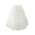 thumbnail image 2 of Enagua de mujer cómoda y elegante de crinolina para vestidos de noche y danza del ballet Blanco, 2 of 8