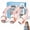 Pink*2, variant on Neck Air Conditioner Fan, Portable Neck Fan with Dual Airflow, Bladeless Wearable Personal Cooler, Rechargeable Hands Free 3 Speeds, 360° Twistable Neck Cooler for Travel Outdoor Office