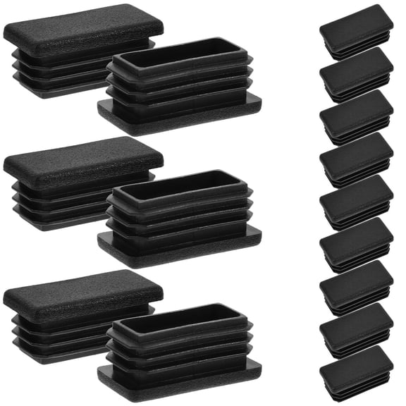 Raindrops  100 Pcs Protectors for Hardwood Floors Feet Garden Furniture Grippers Pool Chairs Black