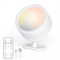 thumbnail image 1 of Lámparas LED de Pared con Control Remoto, Magnéticas, Inalámbricas, Regulables, Recargables por USB, para Mesita de Noche de Dormitorio, A, 1 of 5
