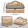 thumbnail image 3 of Iauyy Casserole Carrier for Hot Food Insulated Casserole Travel Carry Bag with Lid Food Warmer Bag for Party/Picnic,Horizontal Stripe Pattern, 3 of 7
