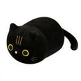 thumbnail image 4 of Lindo regalo para niños, regalos de cumpleaños, muñecos de gato, juguete de peluche de gato de dibujos animados, muñeco de peluche, animales de peluche, figuras kawaii, NEGRO, 25 CM, 4 of 4