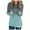 Mint Green, variant on Fesfesfes Women Hooded Printed Long Sleeves Pullover Blouses Sweatshirt Tops Clearance Under $10