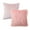 Light Pink, variant on Phantoscope Designer's Choice Decorative Throw Pillow Set, Fluffy Faux Fur & Pom Pom Velvet Bundle, for Sofa Couch Bedroom, 18" x 18", Beige Fur and Velvet, 2 Pack