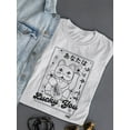 thumbnail image 3 of Lucky You Emoji - Japanese Maneki Neko Cat Design Women's T-shirt, 3 of 4