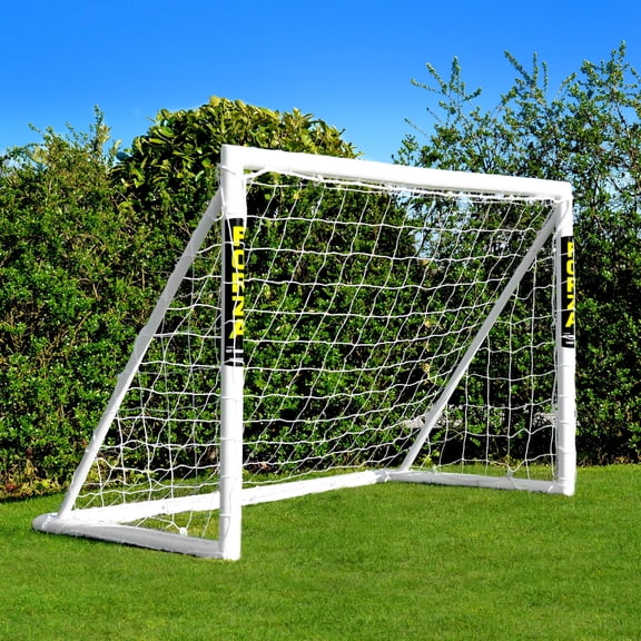 FORZA 6 x 4ft Kids Soccer Goal - The World’s #1 Backyard Goal! | 100% UK-Made, 2 Min Setup, Unbreakable Goalpost Bundle - Buy FORZA, Play Forever!