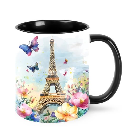 Fantasy Colors Coffee Mug 11oz Ceramic Tea Cup With Handle Funny Porcelain Mugs For Women Dishwasher Microwave Safe