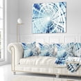 thumbnail image 3 of Designart Fractal 3D Network Spiral - Contemporary Throw Pillow - 16x16, 3 of 5