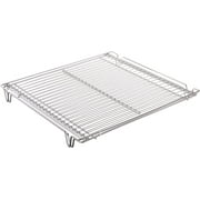 Nifty Solutions Expandable Cooling Rack – 2-in-1 Bakeware, Rectangular, Non-Stick, Dishwasher Safe, Chrome Rectangular Plated Mesh