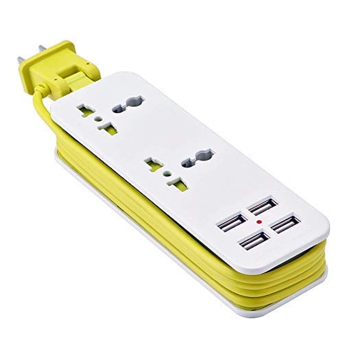 Fun-Life Travel Power Strip Surge Protector with 4 Smart ...