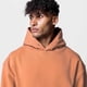 thumbnail image 5 of Conjunto de sudaderas deportivas para hombre, trajes de 2 piezas, trajes de chándal con capucha, chaqueta y pantalones deportivos informales (naranja), 5 of 5