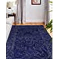 thumbnail image 3 of Bashian R120-NV-4X6-CL130 Venezia Collection Floral Transitional 100 Percent Wool Hand Tufted Area Rug, Navy - 3 ft. 6 in. x 5 ft. 6 in., 3 of 9