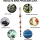 thumbnail image 3 of Apuakthei Dispositivo para ahuyentar pájaros, dispositivo de control de varilla reflectante para asustar, mantener a los pájaros alejados de la piscina del jardín (30 piezas), 3 of 5