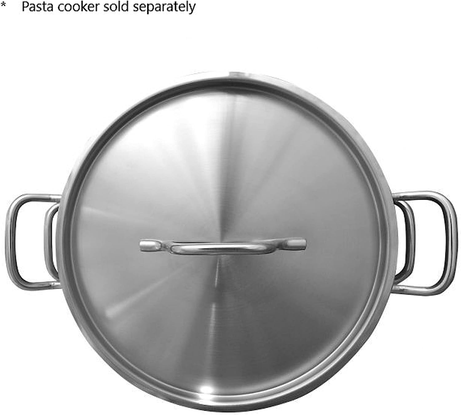 Truecraftware – 20 qt. Stainless Steel Pasta Cooker Lid - Multipurpose Pasta Pot Pasta Cooker Steamer Cover Multi Pots Oven Safe & Dishwasher Safe