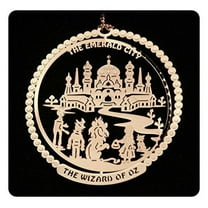 Wizard Of Oz Brass Ornament Emerald City Black Leatherette Gift Box