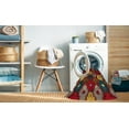 thumbnail image 2 of Ahgly Company Machine Washable Indoor Round Abstract Brown Area Rugs, 3' Round, 2 of 7