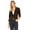 Brown, variant on Women's Casual Office 3/4 Long Sleeve Open Front Blazer Jacket S-3XL