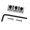 Gray, variant on YongCo Heavy Type Zincs Alloy Tremolo Lock 42mm 43mm Color Options For Guitars