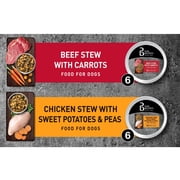 Pure Balance Grain-Free Wet Dog Food Variety Pack, 3.5 oz Trays, 12 Pack