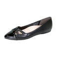 thumbnail image 5 of PEERAGE Sidney Women's Wide Width Casual Dress Leather Flats, 5 of 11
