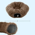 thumbnail image 6 of PETMAKER Cat Tunnel with Cat Bed - Multifunctional Cat Tunnel Bed, Brown, 6 of 11