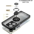 thumbnail image 6 of Case for Infinix Hot 30i Case with Stand, Compatible with Magnetic Car Phone Mount, Ultra Slim Infinix Hot 30i Phone Case for Women Men Shockproof Protective Cases Cover (Black), 6 of 14