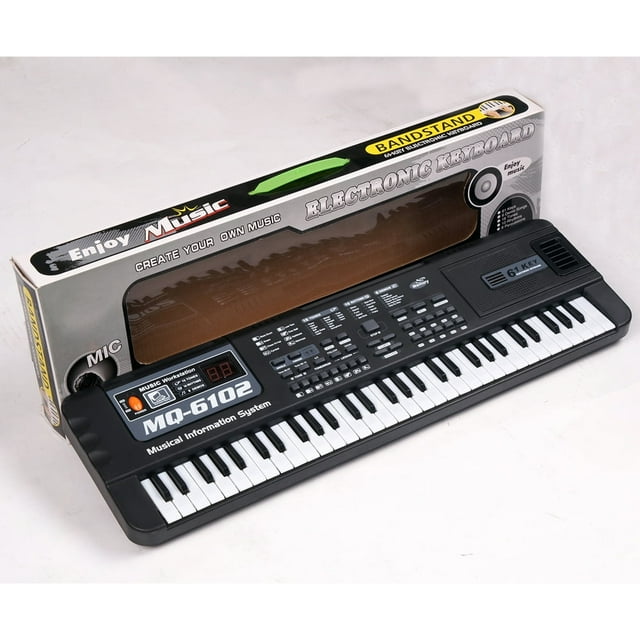 61 Key Piano Keyboard Portable Electric Keyboard with Microphone for Beginners Adults Kids