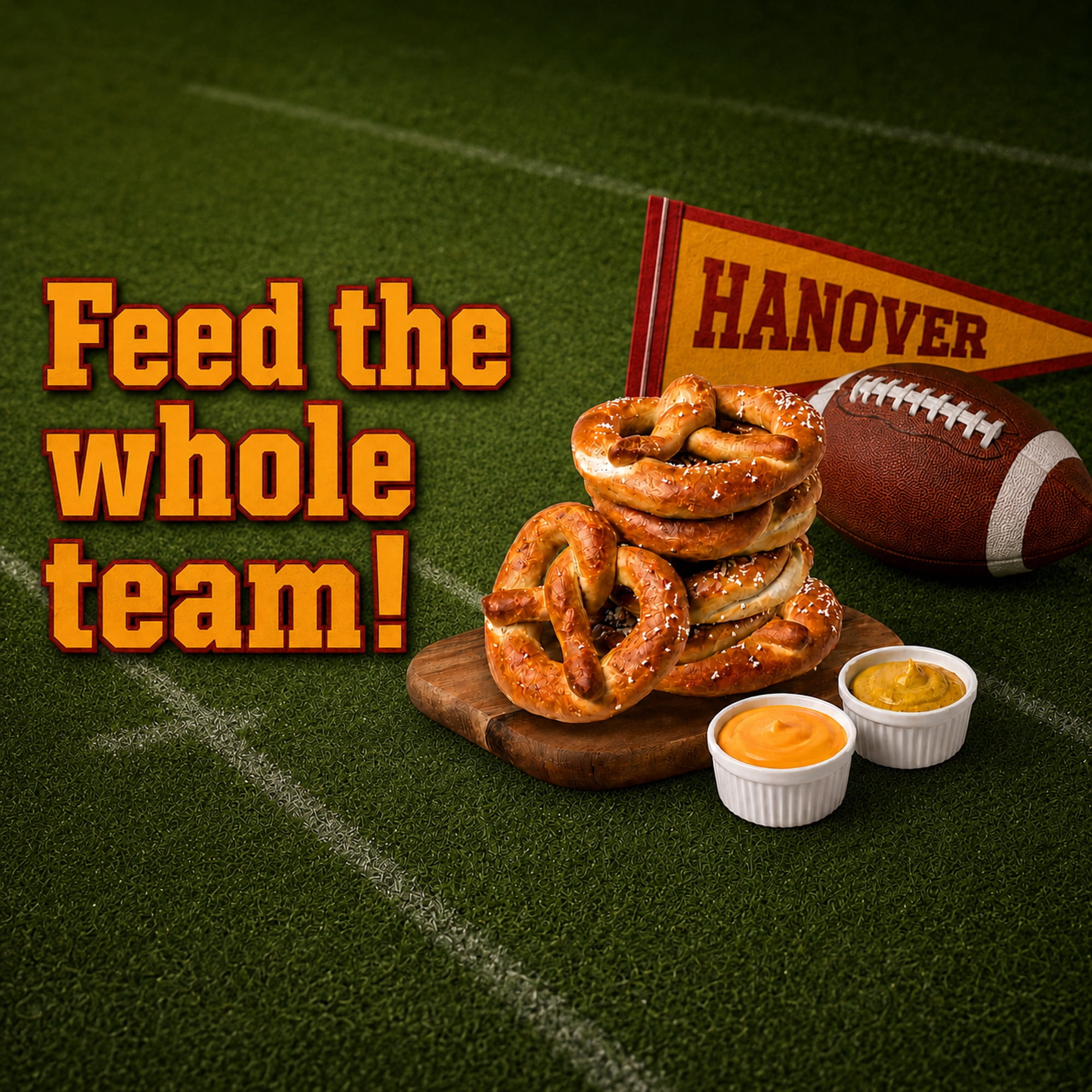 Hanover Sourdough Soft Baked Pretzels, 15 Count, 33.5oz Frozen Bag