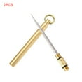 thumbnail image 1 of 2 Pieces Toothpick Detachable Metal Fruit Fork Portable Outdoor Tooth Cleaning Accessory for Camping Hiking, 1 of 9