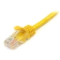thumbnail image 2 of StarTech.com 15 ft Yellow Snagless Cat5e UTP Patch Cable, 2 of 2