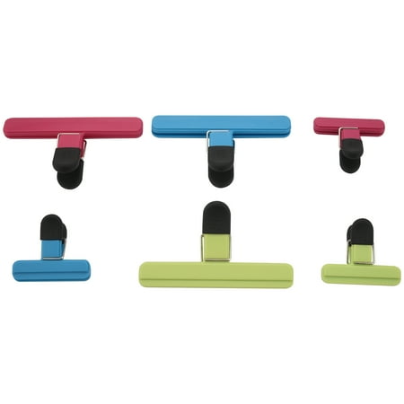 

Giablole Large Chip Bag Clips Food Clips Plastic Heavy Duty Air Tight Seal Grip Assorted Colors For Coffee Potato And Food Bags