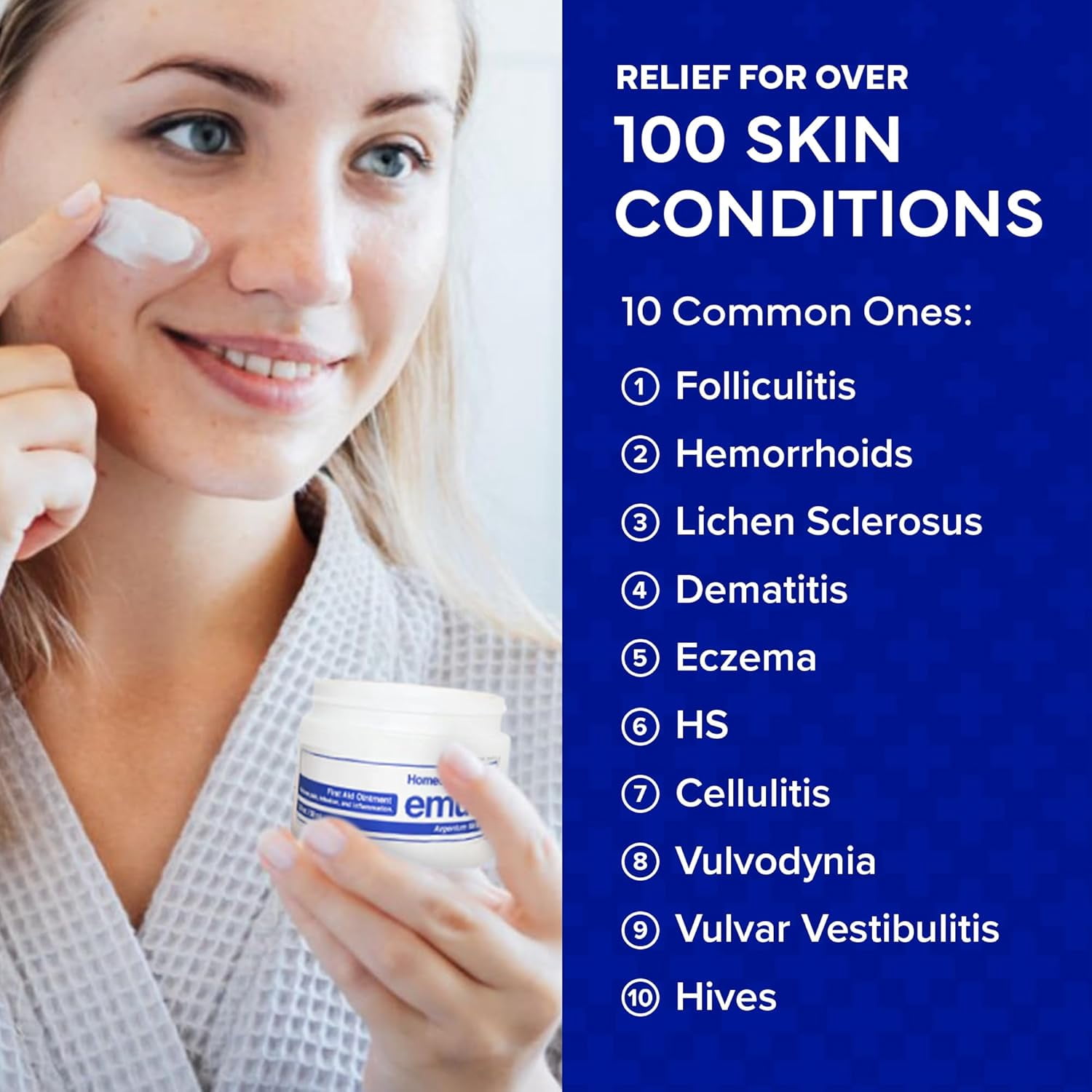 Emuaid 30-Day Travel Pack Ointment Single-Use Packets for Eczema, Athlete’s Foot, Psoriasis and Jock Itch, 30 Count, 0.10 oz Each