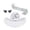 White, variant on Suitable For 30th Birthday Parties And Stage Performances Shoulder Strap Glasses And Cowboy Hat Ensemble Coffee One Size