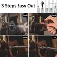 thumbnail image 4 of Damaged Screw Extractor, Broken  Extractor 6 Pcs Durable Widely  Steel  for Mechanical Repairs, 4 of 8