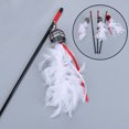 thumbnail image 2 of Cat Teaser Toy Artificial Funny Cat Feather Toy Cat Interactive Toy, 2 of 8