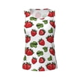 thumbnail image 4 of Lsque Hand Drawn Strawberry Printed Workout Tank Tops for Women, Athletic Sports Tank Tops, Compression Sleeveless Dry Fit Shirts,Sleeveless Yoga Shirt-X-Large, 4 of 9