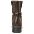 thumbnail image 4 of Journee Womens Aubrie Inside Zip Stacked Heel Booties, Widths Available, 4 of 10