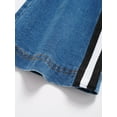 thumbnail image 5 of MSemis Kids Girls Jegging Jeans Bell Bottom Denim Pants Retro Wide Leg Flare Pants 4-14Y Blue-B 8, 5 of 7