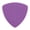 Purple, variant on Exotic Plectrums - Delrin Orange Guitar Or Bass Pick - 0.60 mm Medium Light Gauge - Premium Made In USA - 346 Rounded Triangle Shape - 1 Pack