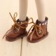 thumbnail image 5 of Y para proteger Sin Florales De Moda + Botas De Cordones de material cuero '' De Muñeca ACCS, 5 of 8