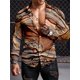 thumbnail image 1 of Camisa con estampado abstracto para hombre, camisa de estilo artístico de manga larga de otoño, moda masculina, ropa informal para exteriores, 1 of 6