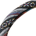 thumbnail image 6 of BDK Boho Bohemian Hippie Saddle Blanket Style Steering Wheel Cover for Women - Universal Fit for Standard Sizes 14.5 15 15.5 inches (Woven Style - Aztec/Incan), 6 of 9